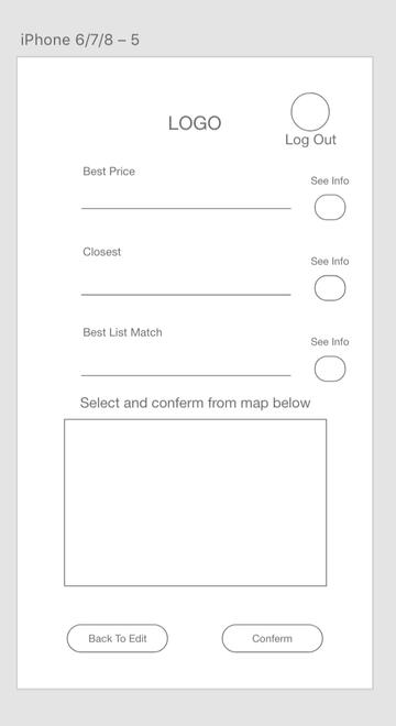 Shopping App Layout 1